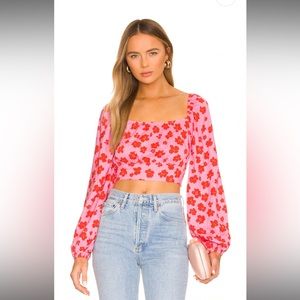 Sanctuary Going Solo Cropped Tie-Back Top